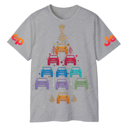 Colorful Lights Merry Christmas Jp T-Shirt