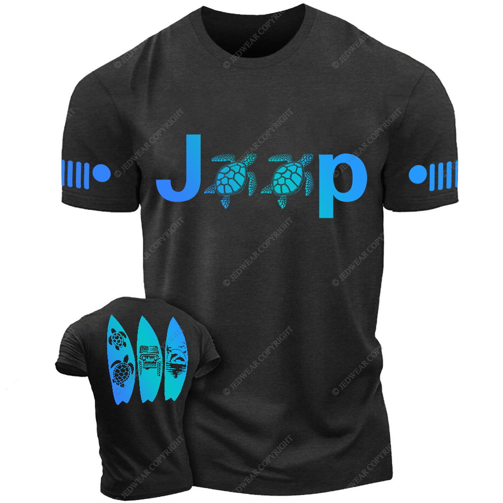 Beach Turtle Dolphin Jp T-Shirt