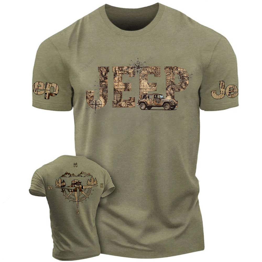 Vintage Style Compass Adventure Jp T-Shirt
