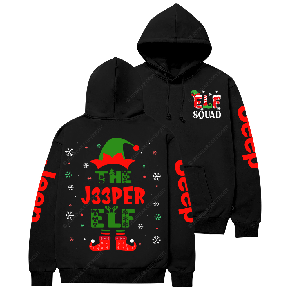 Elf Squad Christmas Jp Casual Hoodie