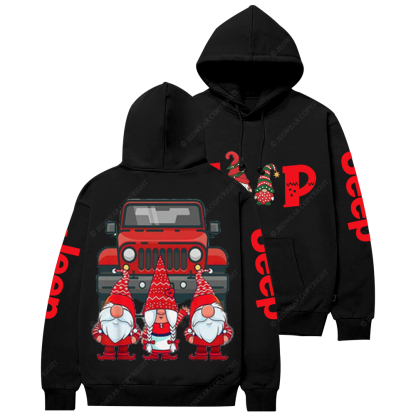 Christmas Gnomes Star Jp Casual Hoodie