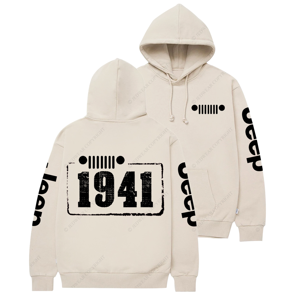 JP Created Times Since 1941 Vintage Style Jp Casual Hoodie