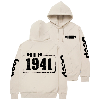 JP Created Times Since 1941 Vintage Style Jp Casual Hoodie