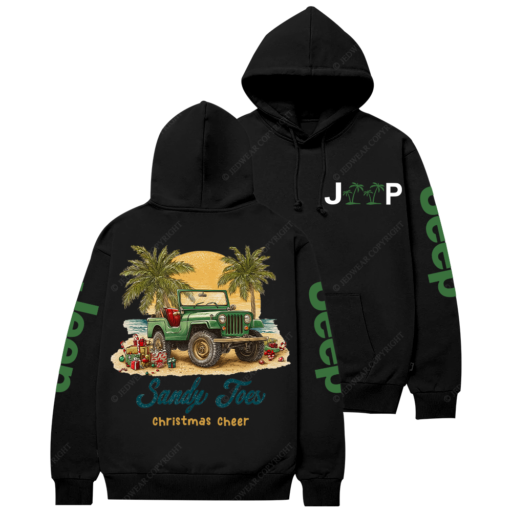 Sandy Toes Christmas Cheer Jp Casual Hoodie