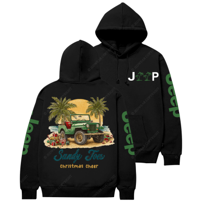 Sandy Toes Christmas Cheer Jp Casual Hoodie