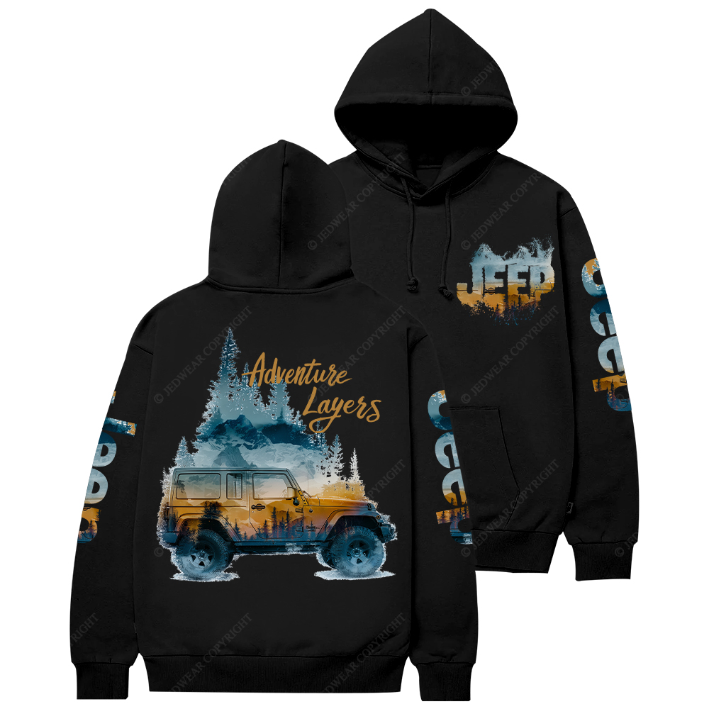 Adventure Layers Jp Casual Hoodie