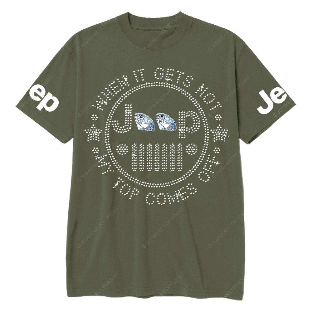  Bling When It Gets Not My Top Comes Off Jp T-Shirt