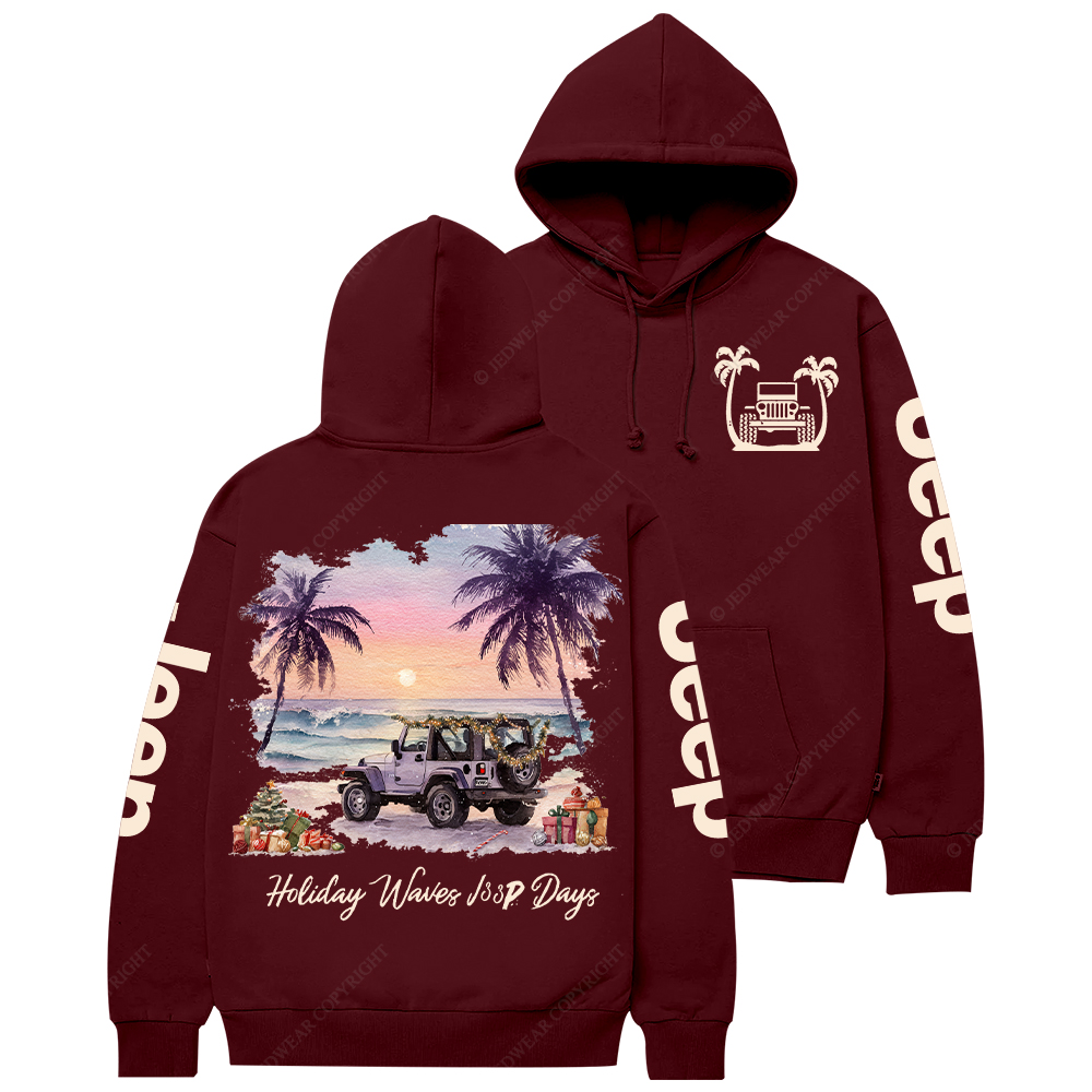 Holiday Waves Car Days Jp Casual Hoodie
