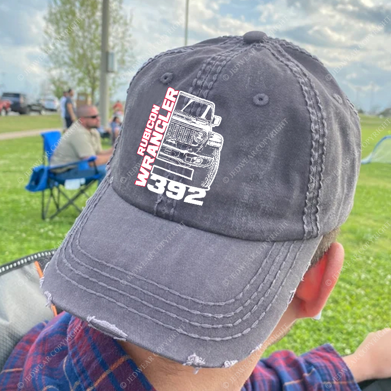 Rubicon Wrangler 392 V8 Trail King Off-Road Muscle Icon Jp Baseball Cap
