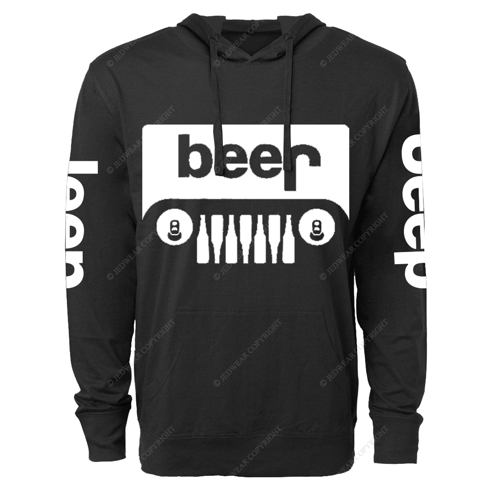 Funny Retro Beer Jp Oversized Lightweight Hoodie   