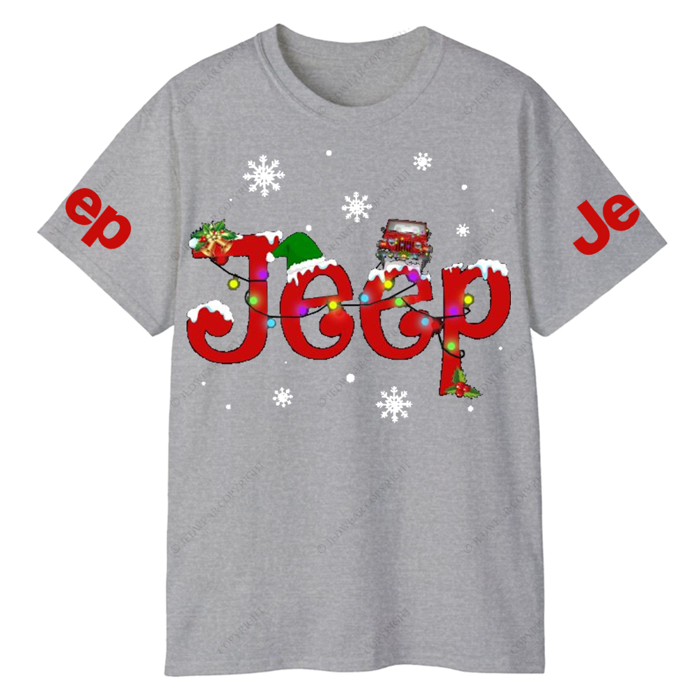 Funny Car Christmas Light Jp T-Shirt