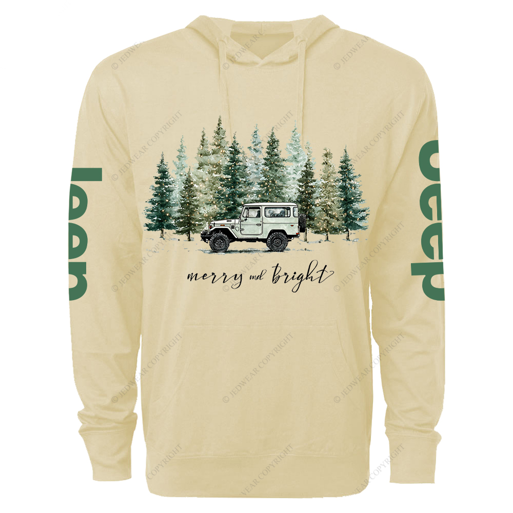 Merry And Bright Jp Oversized Lightweight Hoodie   