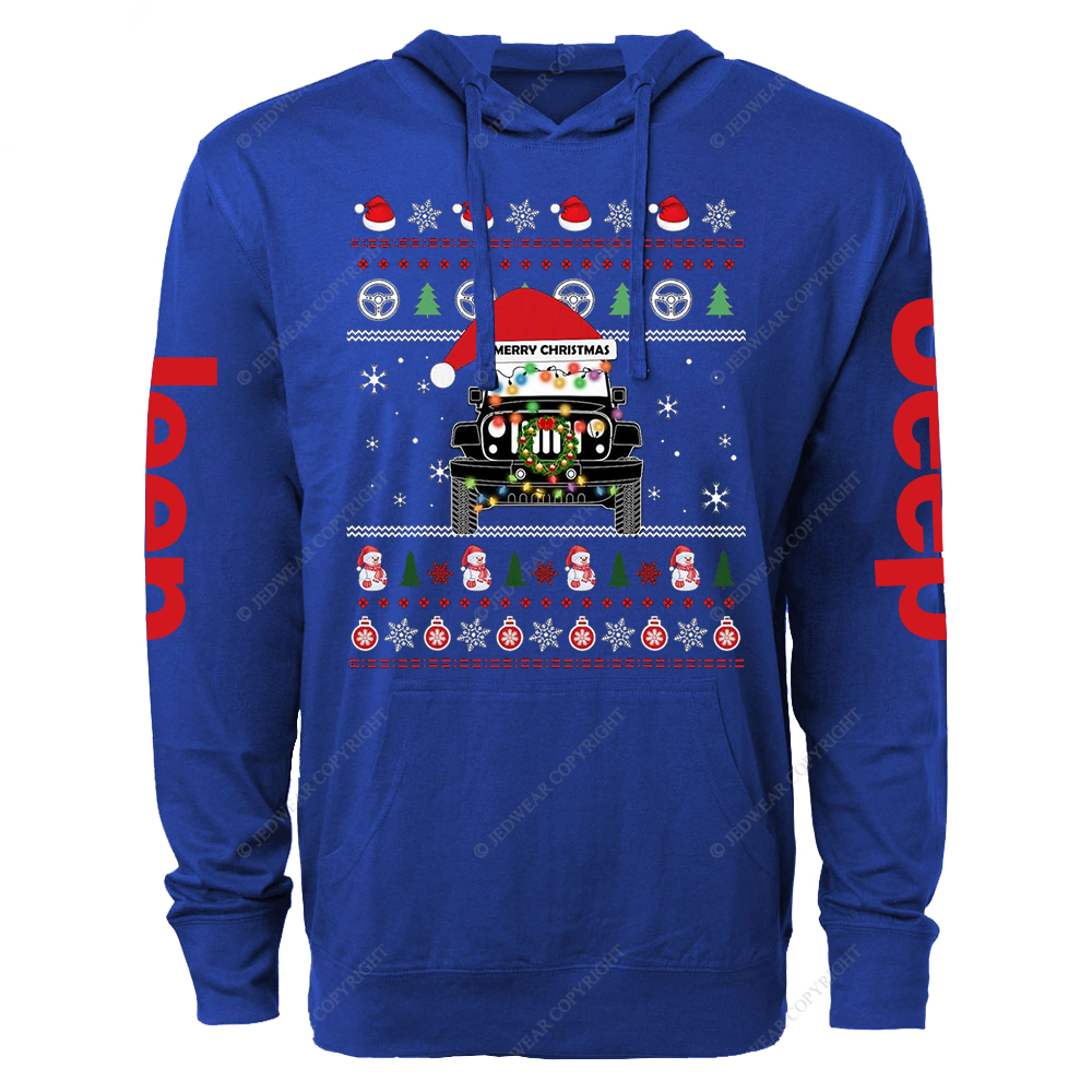 Ugly Light Reindeer Christmas Jp Oversized Lightweight Hoodie   
