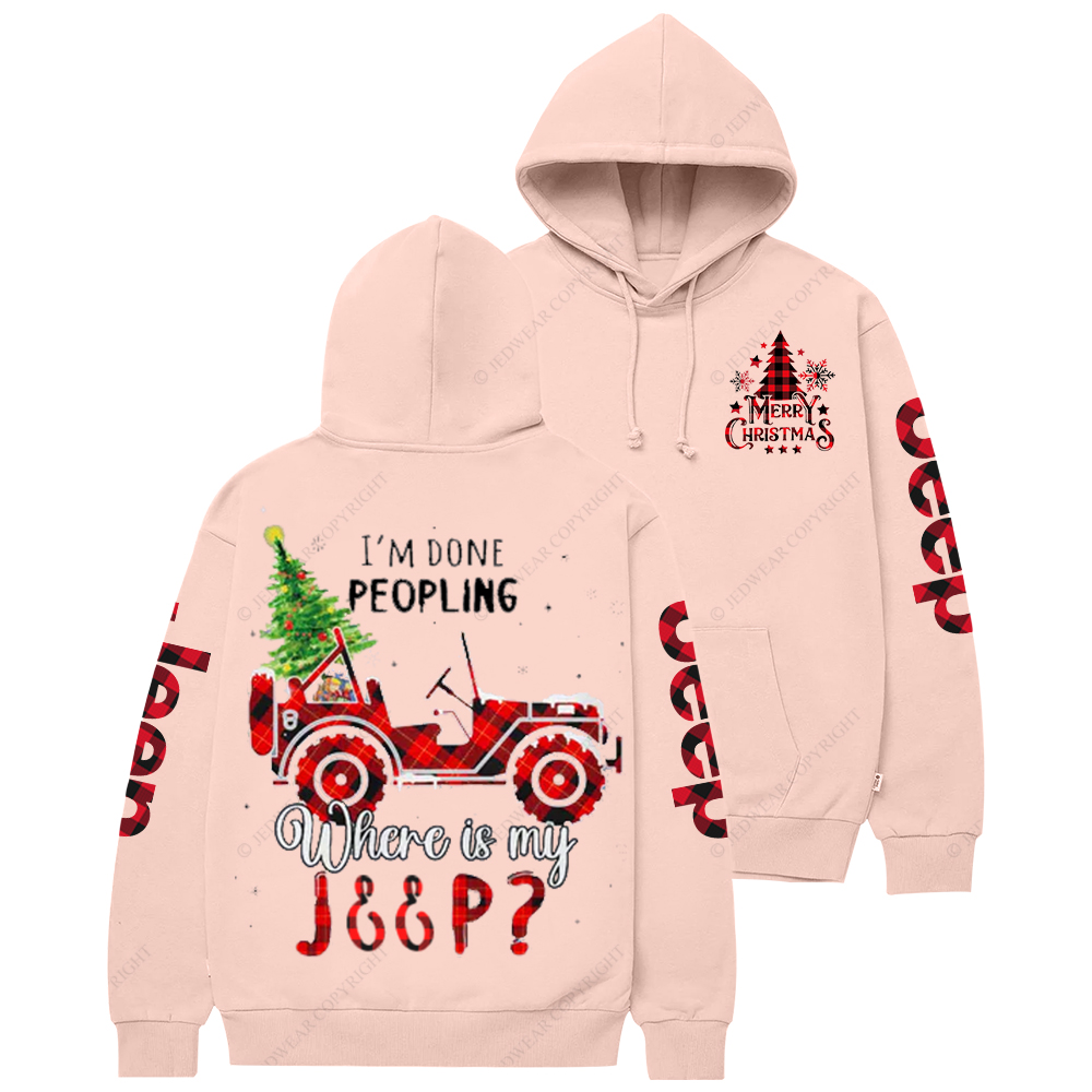 I'm Done Peopling Where Is My Jp Casual Hoodie