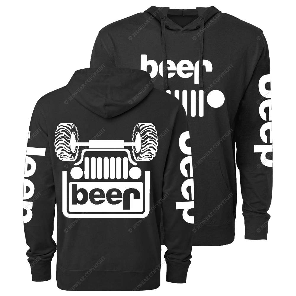 Funny Retro Beer Lover Jp Oversized Lightweight Hoodie   