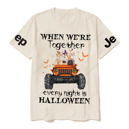 When Were Together Every Night Is Halloween Jp T-Shirt