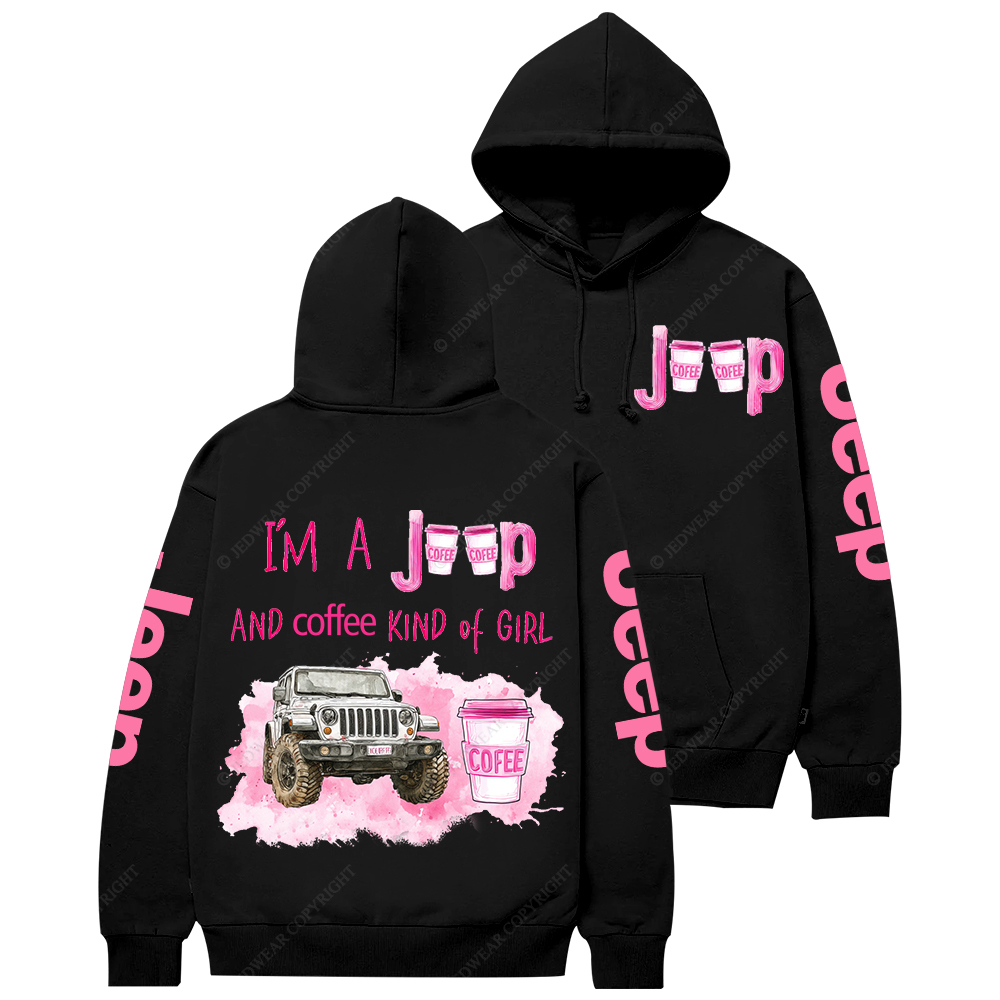 I‘m A Car And Coffee Kind Of Girl Jp Casual Hoodie