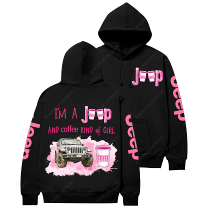 I‘m A Car And Coffee Kind Of Girl Jp Casual Hoodie