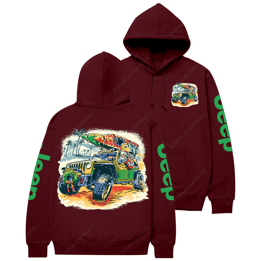 Santa Goes Anywhere Jp Casual Hoodie