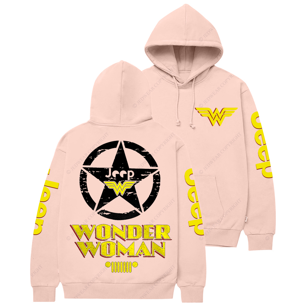 Wonder Woman Military Star Jp Casual Hoodie