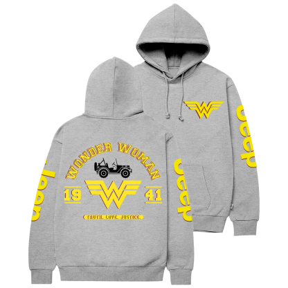 Wonder Woman Truth Love Justice Jp Casual Hoodie