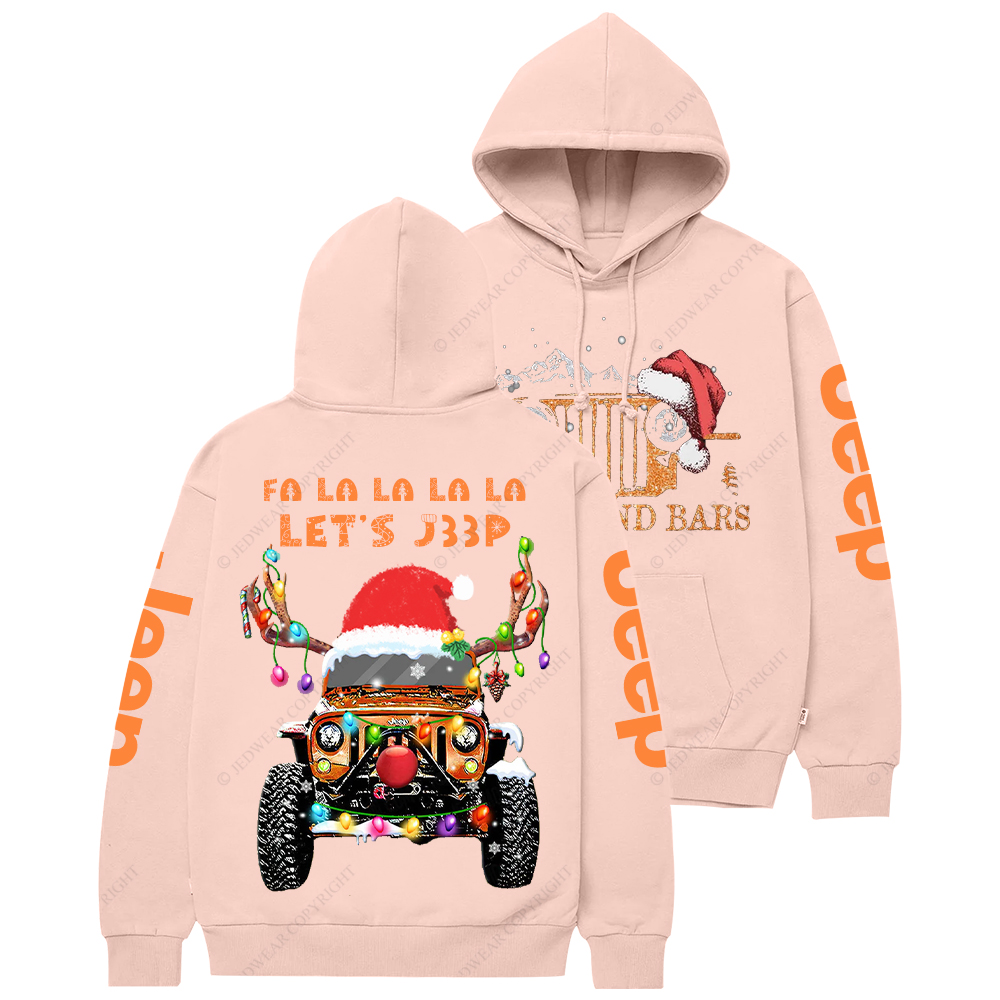 Merry Christmas Fa La La La La Let’s Jp Casual Hoodie
