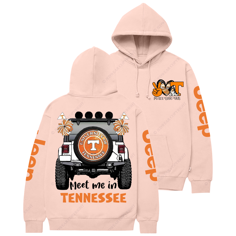 Meet Me In Tennessee Football Jp Casual Hoodie
