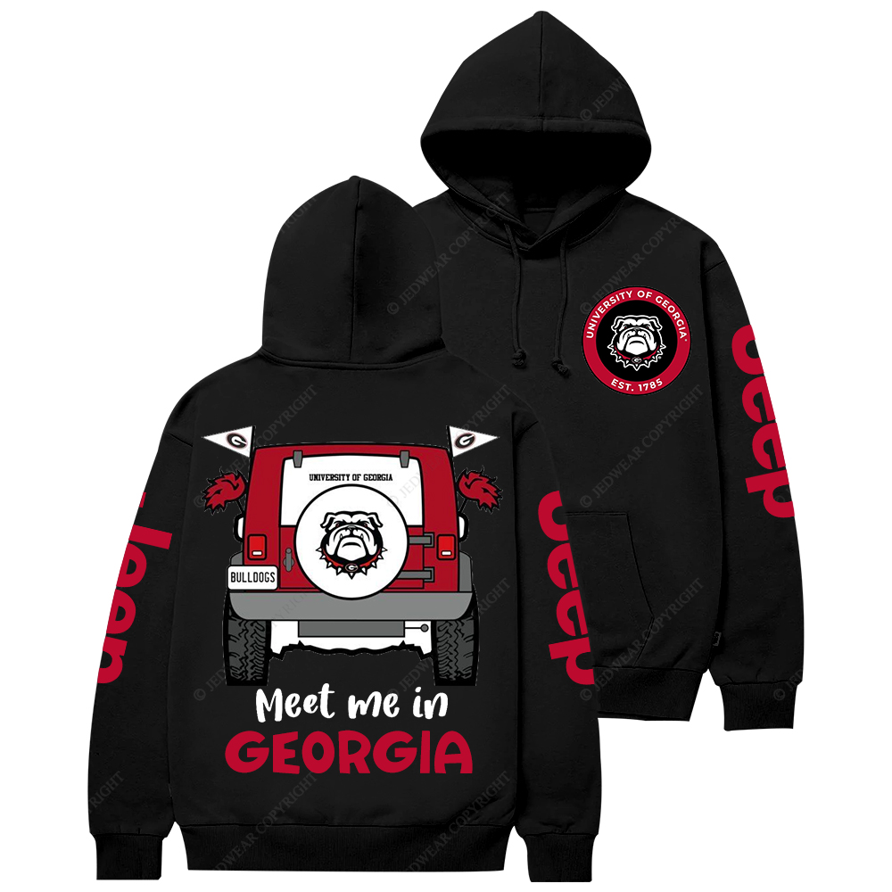 Georgia Bulldogs Football Jp Casual Hoodie