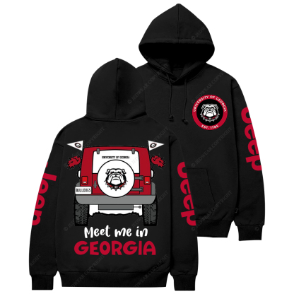 Georgia Bulldogs Football Jp Casual Hoodie