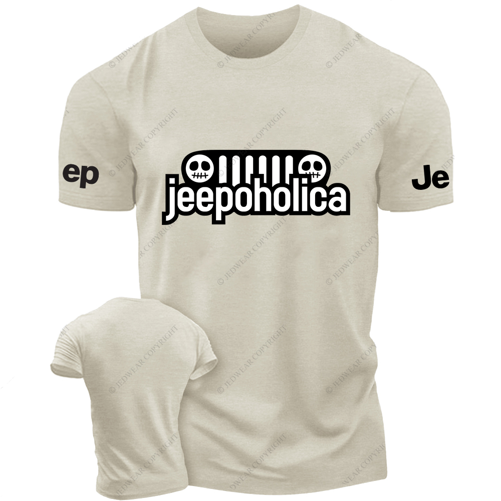Halloween Jeepoholica Skull Four-Wheeler Jp T-Shirt