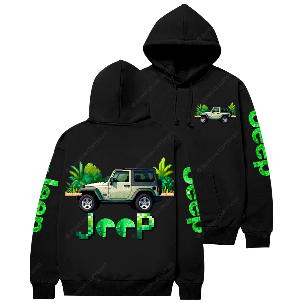 Pixel Outdoor Off-Road Vehicle Jp Casual Hoodie