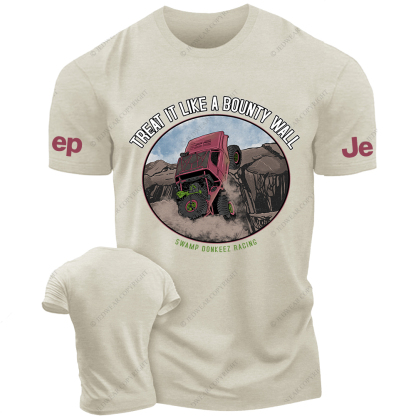 Treat It Like A Bounty Wall Swamp Donkeez Racing Jp T-Shirt