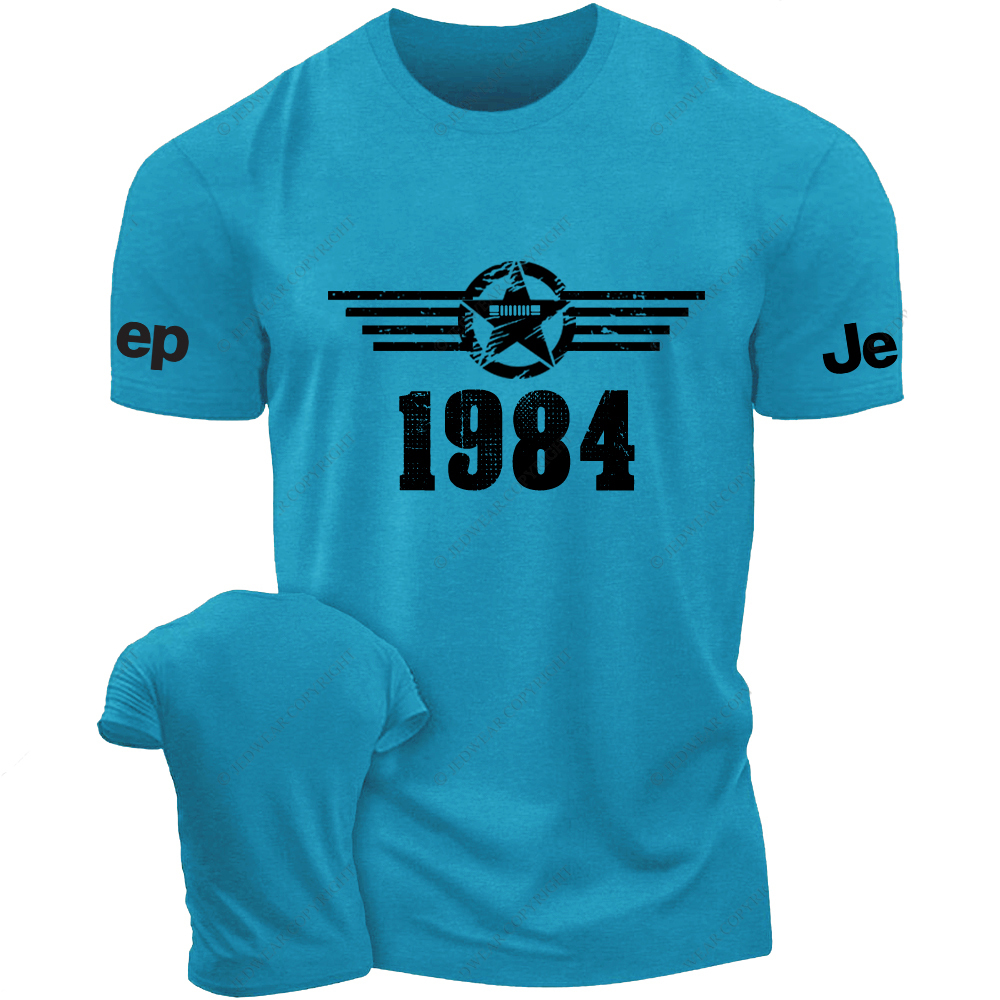 XJ Military Star Rectangle Time Since 1984  Jp T-Shirt