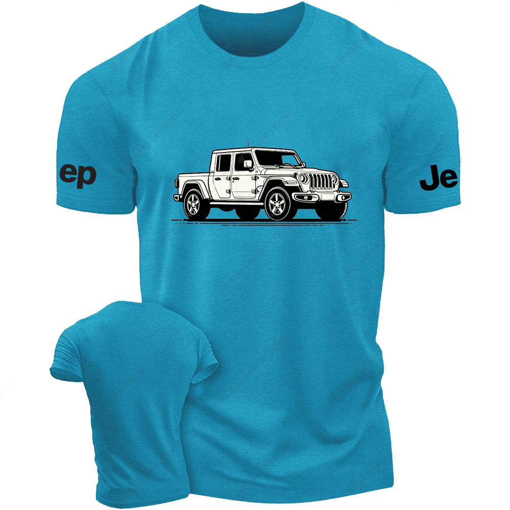 Jp Gladiator Truck Driving On The Road Jp T-Shirt