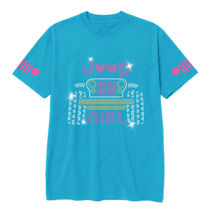 Jp Girl Glowing Car Love Jp T-Shirt