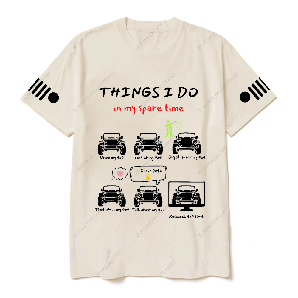 Jp Girl Things I Do In My Spare Time 20+ Views In The Last 24 Hours Jp T-Shirt