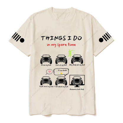 Jp Girl Things I Do In My Spare Time 20+ Views In The Last 24 Hours Jp T-Shirt