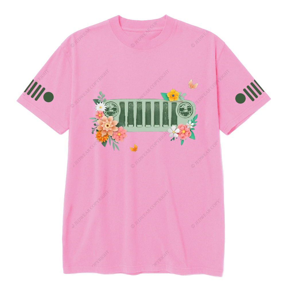 Colorful  Flower Leaves T-Shirt