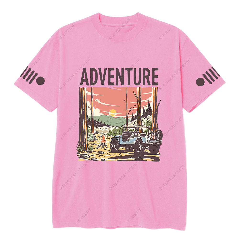 Colorful  Adventure Fire Sun Trees Jp T-Shirt