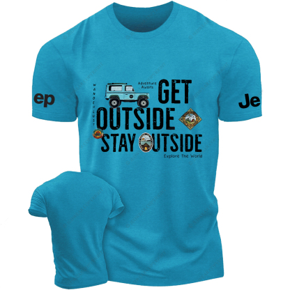 Explore The World Adventure Awaits  Get Outside Jp T-Shirt