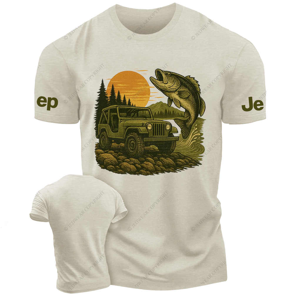 Angler Outside Mountain Fishing Jp T-Shirt