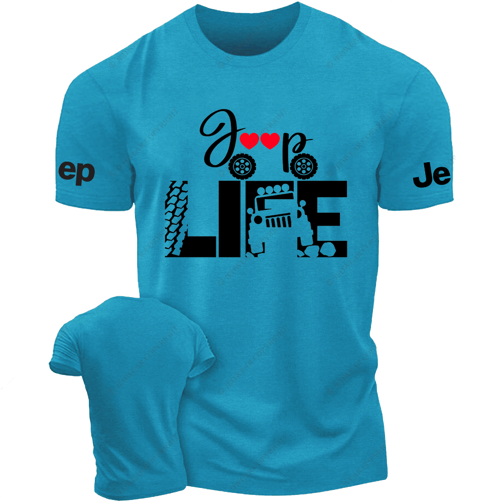 Love Life Wheel Tracks Jp T-Shirt