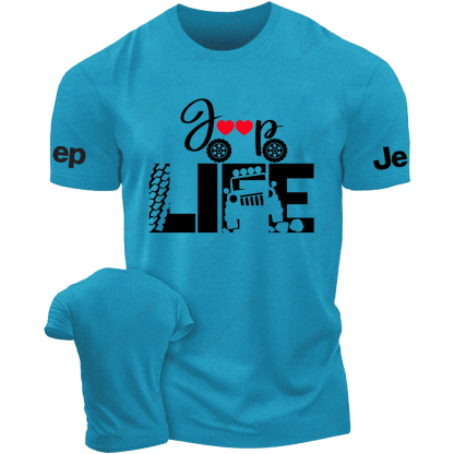 Love Life Wheel Tracks Jp T-Shirt