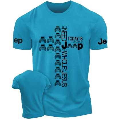 Religion Cross All I Need Jp And A Whole Lot Of Jesus Jp T-Shirt