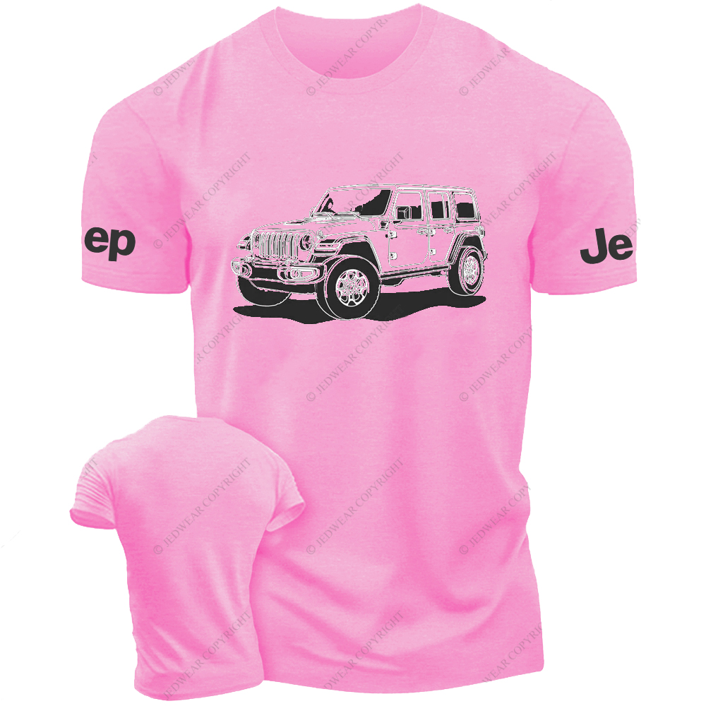 Jp Wrangler Line Art Hand-Drawn Jp T-Shirt