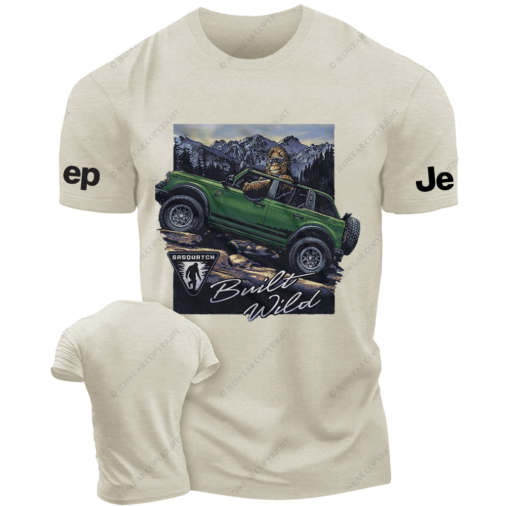 Built Wild Primitive People Driving Jp T-Shirt