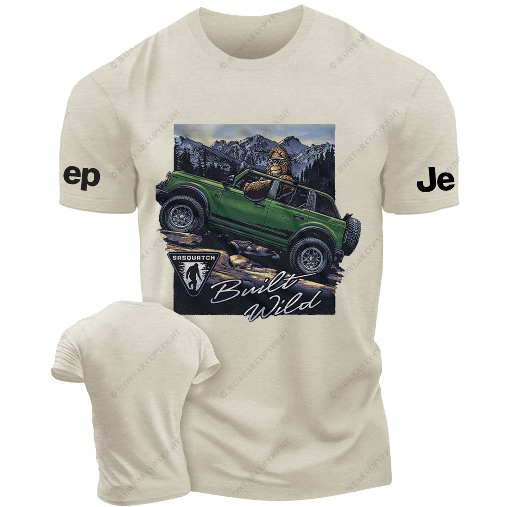 Built Wild Primitive People Driving Jp T-Shirt