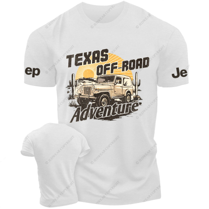 Texas Off-Road Adventure Sun Cactus Mountains Jp T-Shirt
