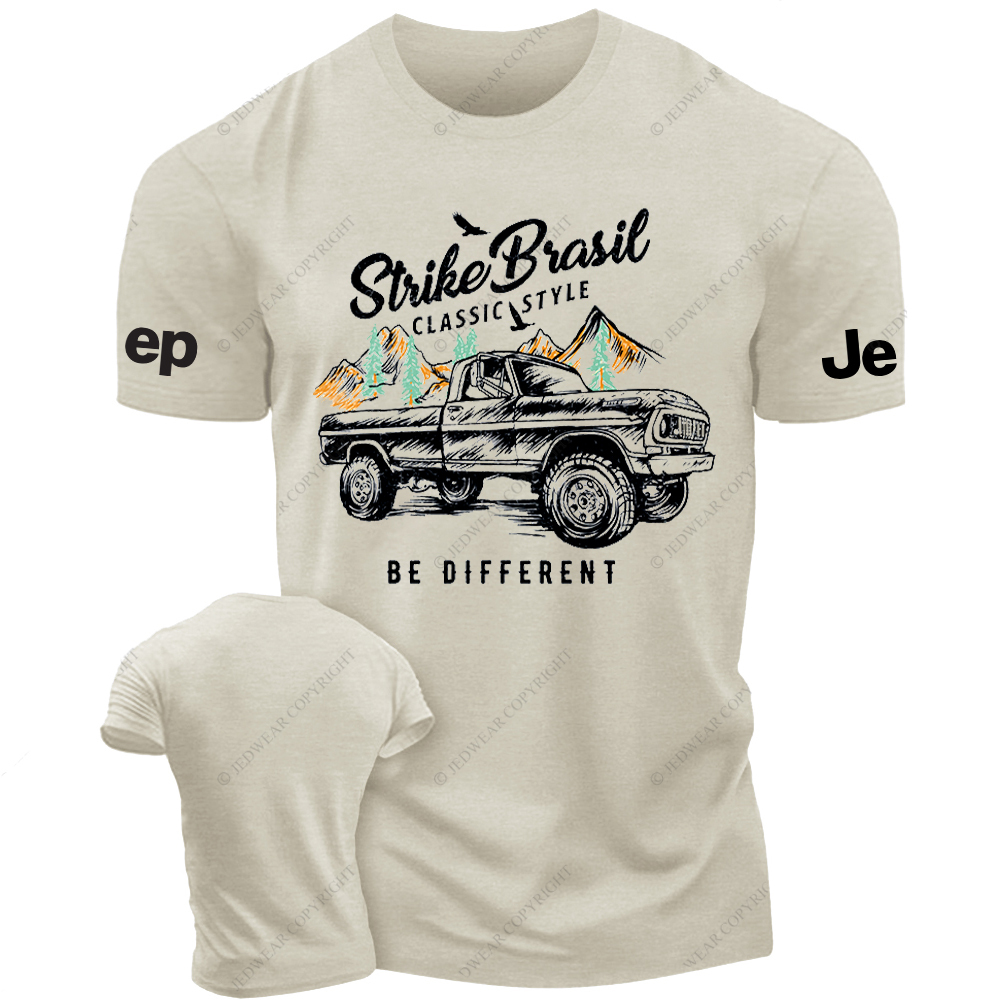 Strike Brasie Classic Style Be Different Stick Figure Line Art Jp T-Shirt