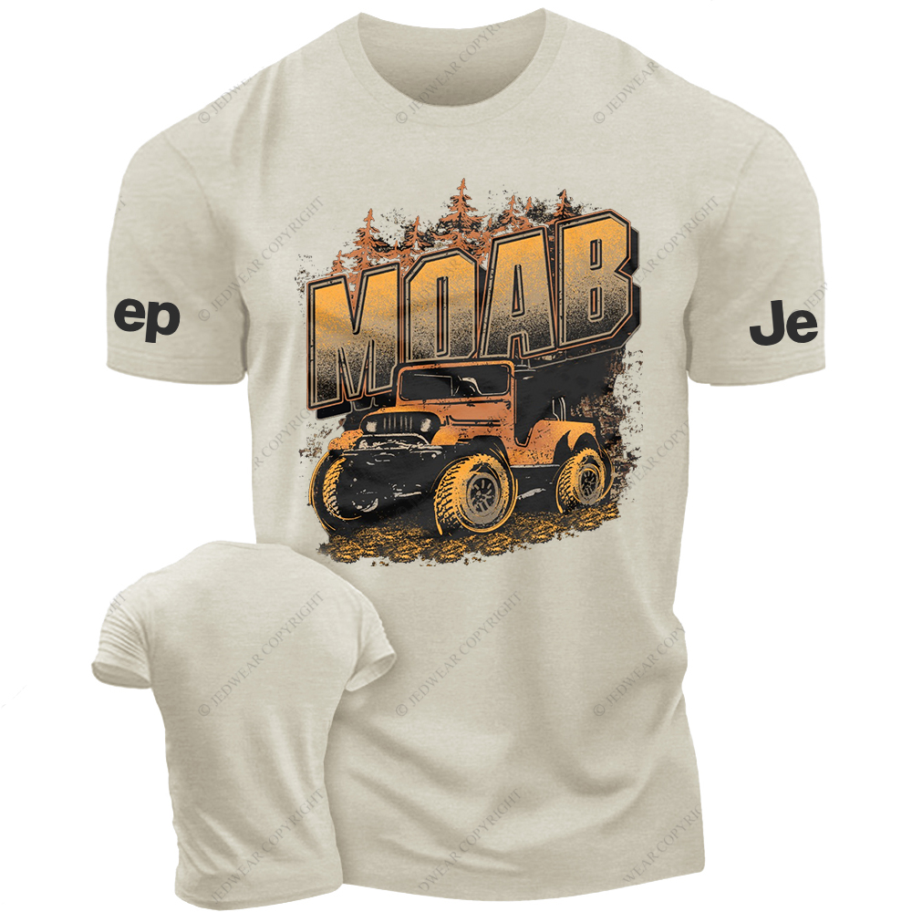 Moab Adventure Orange  Vehicle Driving On The Road Jp T-Shirt